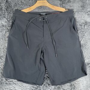 Rhone Point Break Board Shorts Men's Size 32 Black Activewear Boardshort Stretch